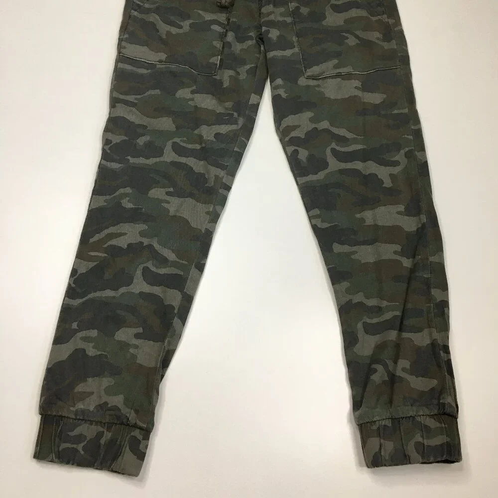 BELLA DAHL Anthropologie Green Mix Multi-Color Camo Print Jogger Pant - Picture 10 of 10